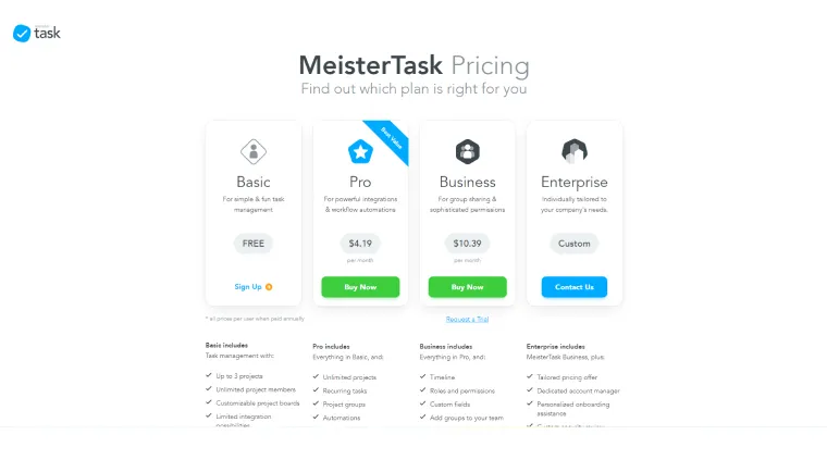 Meistertask - Best Project Planning Tools