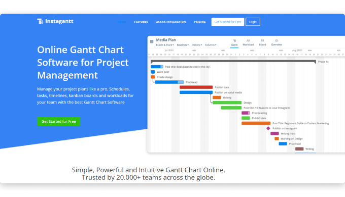 InstaGantt-Gantt Chart Maker