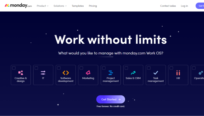 Monday-Task management software