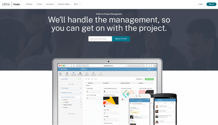 Podio - Project management app