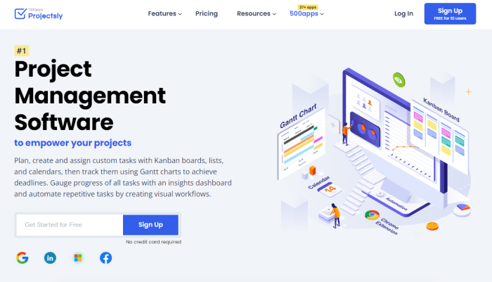 Projectsly-Task management software