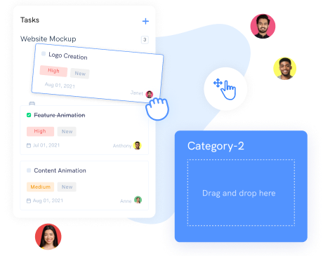 drag-and-drop boards