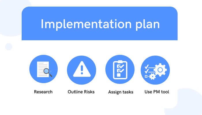 How to create an implementation plan
