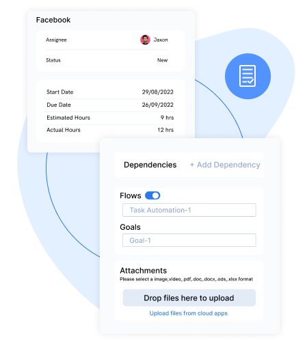 set parameters for tasks